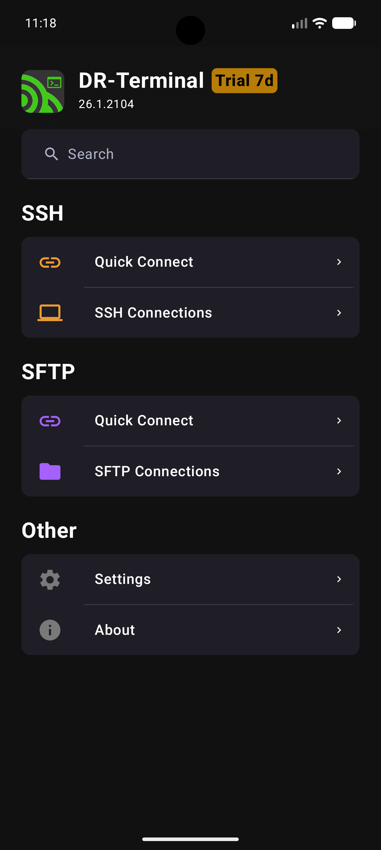 DR-Terminal screenshot 1
